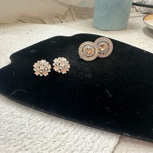 Costume clip on earrings